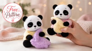 Read more about the article Amigurumi Pompi the Panda – Free Crochet Pattern